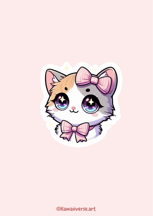 🐱Pack de stickers- Gatitos kawaii 🐱